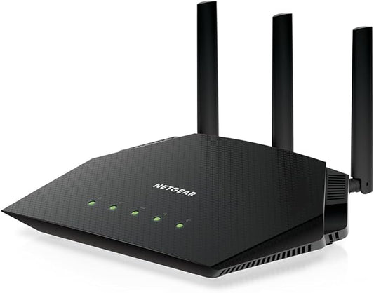 NETGEAR Nighthawk RAX36 WiFi 6 Router – AX3000 Dual-Band, 3Gbps Speed, 2,000 sq. ft. Coverage, 25 Devices